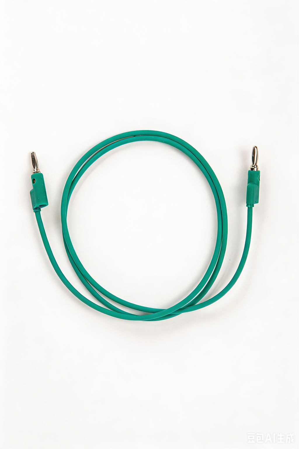 Banana Patch Cable 100cm Mint Teal