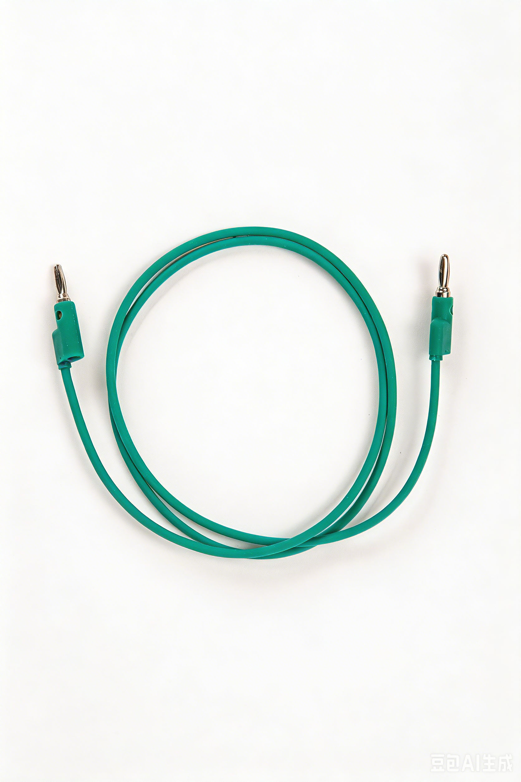 Banana Patch Cable 100cm Mint Teal