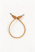 Banana Patch Cable 30cm Caramel