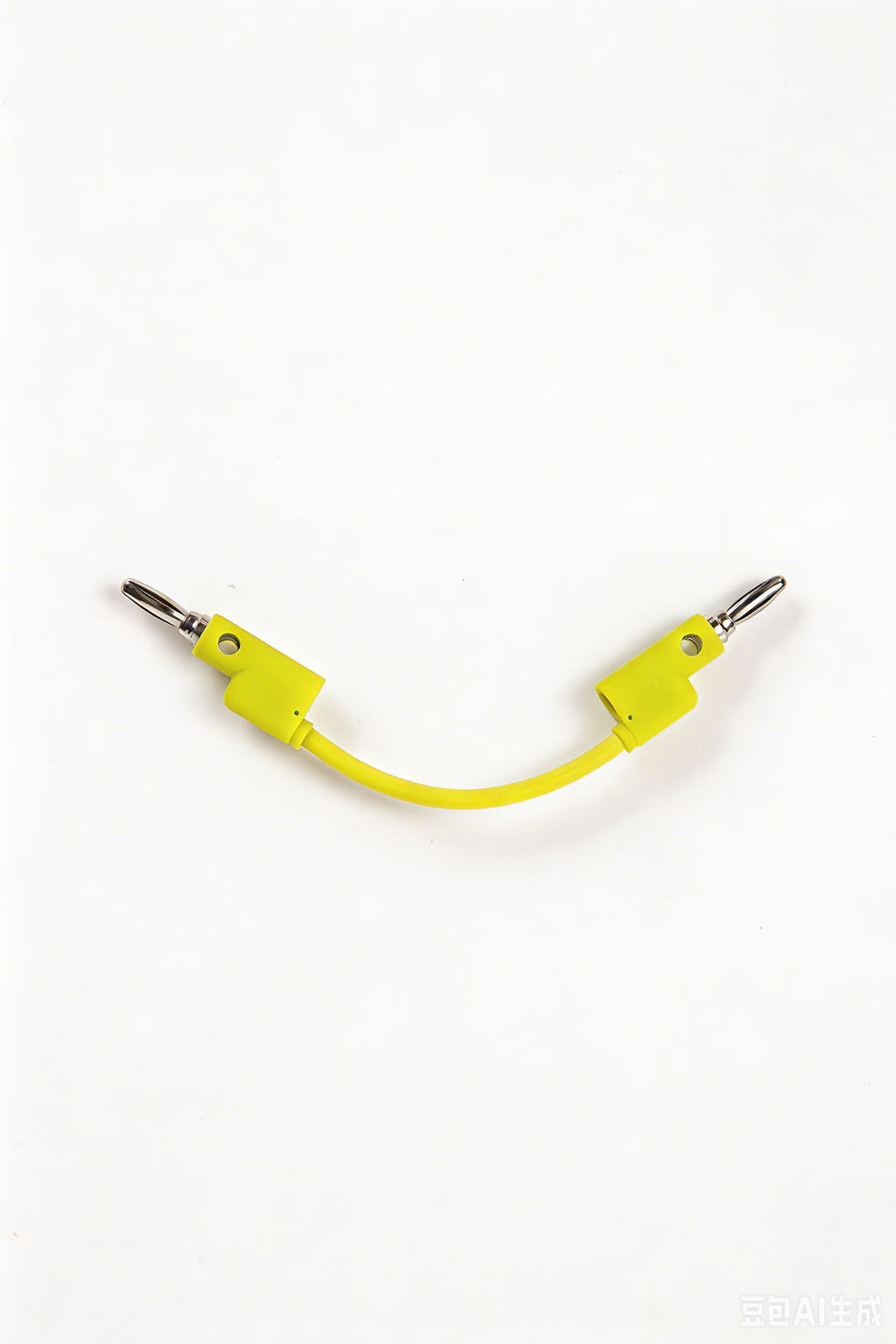 Banana Patch Cable 7cm Neon Yellow