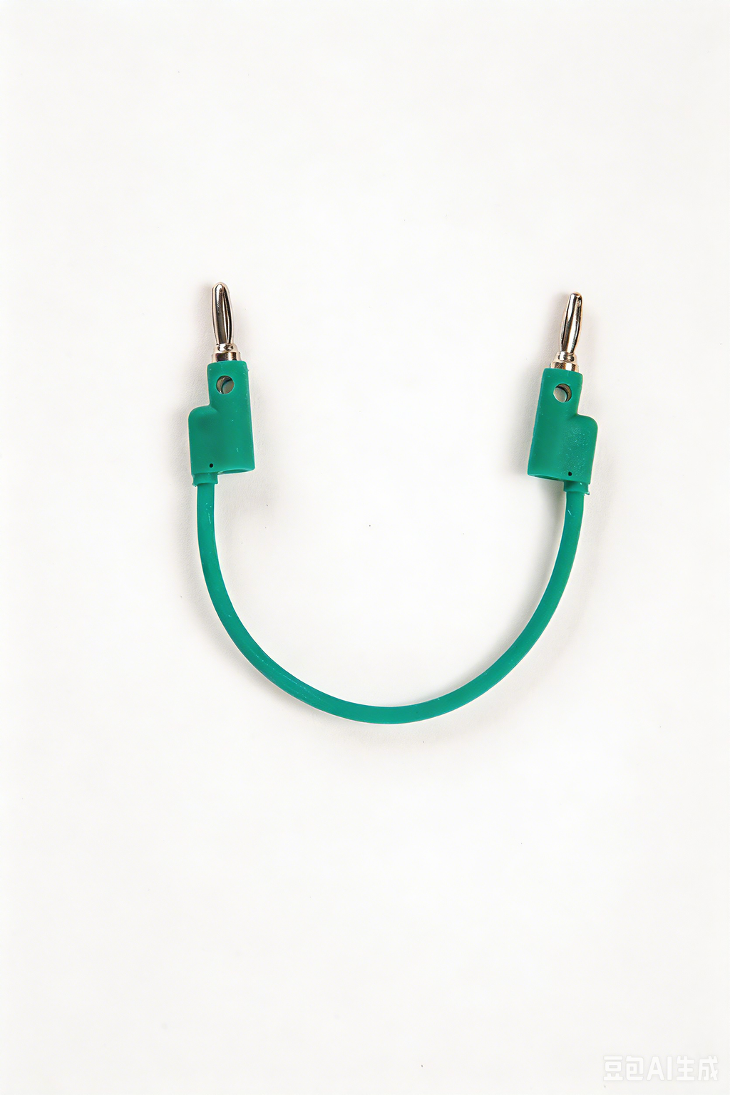 Banana Patch Cable 15cm Mint Teal