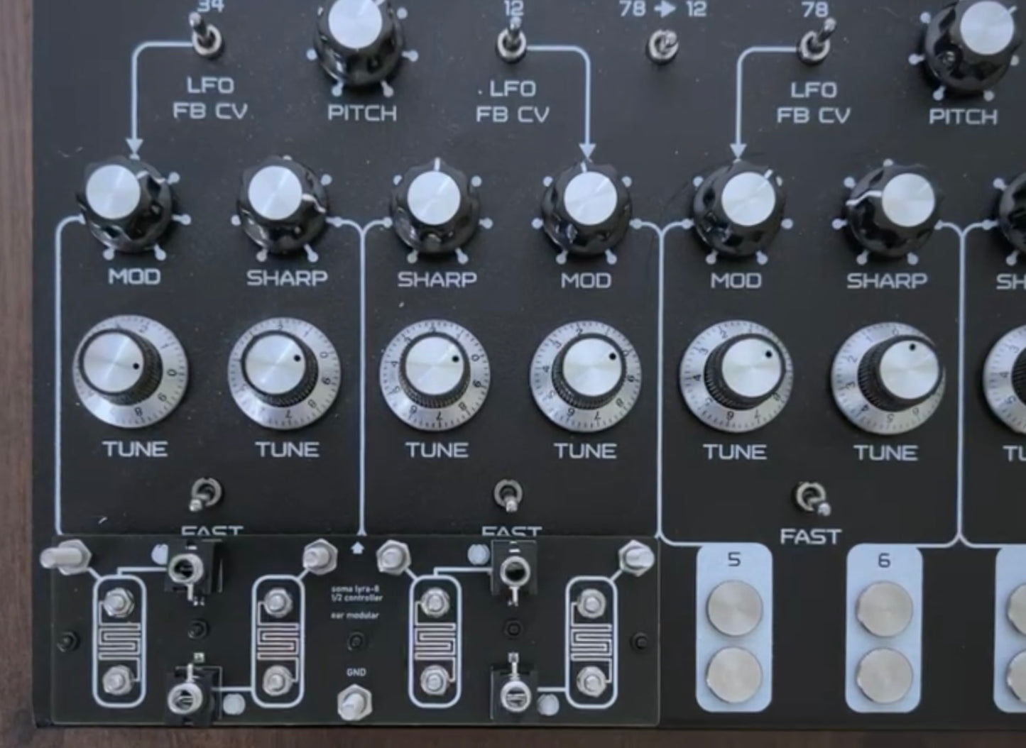 Soma Lyra 8/4 controller (a pair) - ear modular