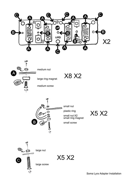 Soma Lyra 8/4 controller (a pair) - ear modular